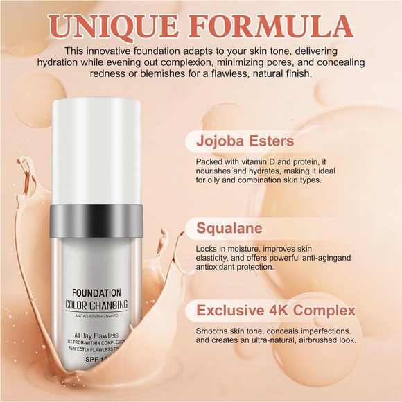 Color Changing Foundation - Cream - Picture 8 of 9